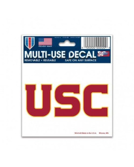 Wincraft Ncaa Usc Trojans 3X4 Multi Use Decal Team Colors One Size