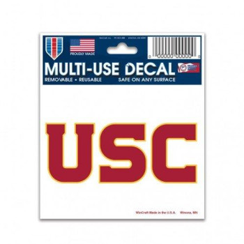 Wincraft Ncaa Usc Trojans 3X4 Multi Use Decal Team Colors One Size