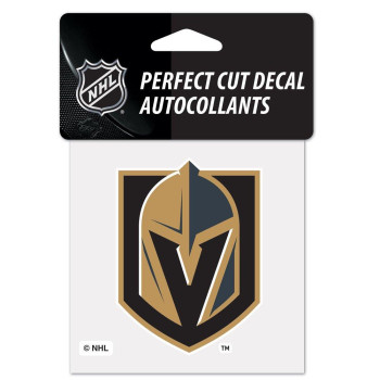 Wincraft Nhl Vegas Golden Knights 4X4 Perfect Cut Color Decal One Size Team Color