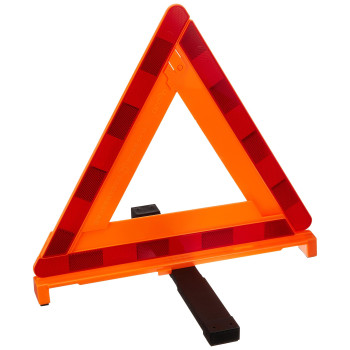 Amon 6640 Car Safety Kit For Roadside Emergencies, Tripod Warning Triangle Sign, Prevention Traffic Accident, Triangular Stop Plate