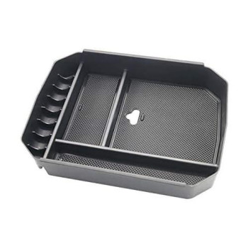 Salusy Car Center Console Armrest Box Glove Box Secondary Storage Tray Compatible With Toyota Highlander 2014-2018