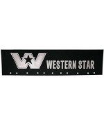 Aeropro Western Star 6 X 24 Semi Truck Black Mud Flap-Quarter Fender Flaps