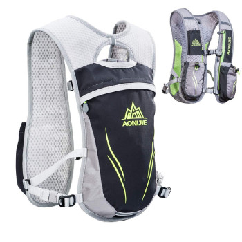 Triwonder Hydration Pack Backpack 55L Outdoors Mochilas Trail Marathoner Running Race Hydration Vest (Grey - Only Vest)