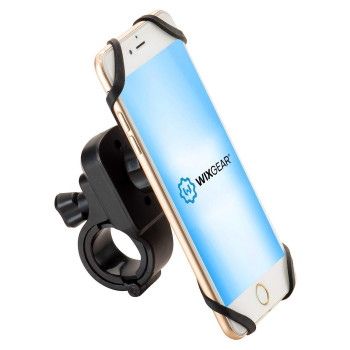 Magnetic Bike Mount, WixGear Universal Magnetic Bicycle & Motorcycle Handlebar Phone Holder for Cell Phones and GPS with Fast Swift-Snap Technology, Magnetic Bike Phone Holder