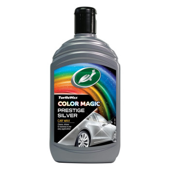 Turtle Wax 52710 Color Magic Car Paintwork Polish Restores Colour & Shine Silver 500Ml