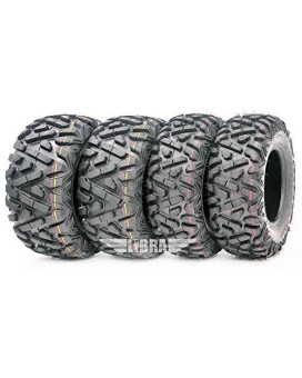 Set Of 4 New Wanda Atvutv Tires 24X8-12 Front & 24X9-11 Rear 4Pr P350 - Deep Solid Tread A