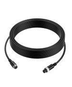 Ekylin 16Ft 5M Car Video Extension Cable 4-Pin Aviation Waterproof Shockproof For Cctv Rearview Camera Truck Trailer Camper Bus Motorhome Vehicle Backup Monitor System