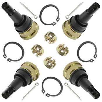 Caltric Upper And Lower Ball Joint Set Compatible With Polaris Predator 500 2003-2006 4-Ball Joints