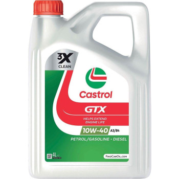 Castrol Gtx Ultraclean 10W-40 A3B4 Engine Oil 4L