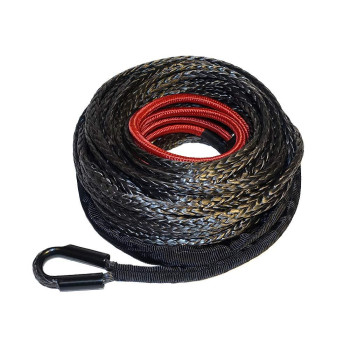 RANGER ULTRANGER SY45 7500 LBs 1/4" x 50' UHMWPE Synthetic Winch Rope 6MM x 15Meter for UTV/ATV Winch