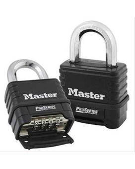 2 X Masterlock 1178D Combination Padlock (Die Cast Body)