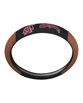 Fanmats 62149 Washington State Cougars Football Grip Steering Wheel Cover 15 Diameter