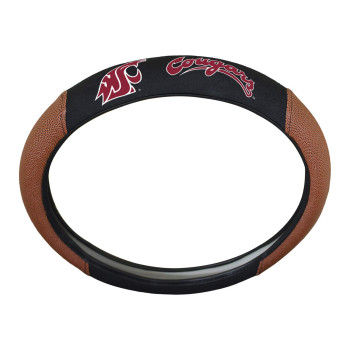 Fanmats 62149 Washington State Cougars Football Grip Steering Wheel Cover 15 Diameter