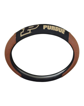 Fanmats 62140 Purdue Boilermakers Football Grip Steering Wheel Cover 15 Diameter