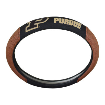 Fanmats 62140 Purdue Boilermakers Football Grip Steering Wheel Cover 15 Diameter