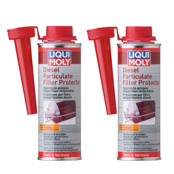 2 X Liqui Moly Diesel Particulate Filter Protector Dpf Cleaner Regenerator 250Ml