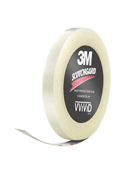 3M Clear Hood And Trunk Edge Sealer Paint Surface Protection Tape Roll (.5 Inch X 30Ft)