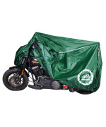 Nuzari Heavy Duty Motorcycle Cover - Perfect Waterproof Motorcycle Cover - Harley Davidson Motorcycle Cover - Strong Bike Cover Xl