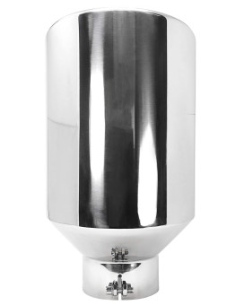 Rp Remarkable Power, 5 Inlet 10 Outlet 18 Long Stainless Steel Rolled Edge Diesel Exhaust Tip Ext39