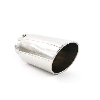 Rp Remarkable Power, 5 Inlet 7 Outlet 15 Overall Length Long Stainless Steel Rolled Edge Diesel Exhaust Tip Ext34