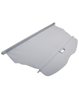 Cargo Cover Compatible With 2007-2013 Acura Mdx, Factory Style Gray Retractable Rear Cargo Security Trunk Cover Grey By Ikon Motorsports, 2008 2009 2010 2011 2012