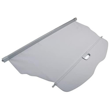 Cargo Cover Compatible With 2007-2013 Acura Mdx, Factory Style Gray Retractable Rear Cargo Security Trunk Cover Grey By Ikon Motorsports, 2008 2009 2010 2011 2012