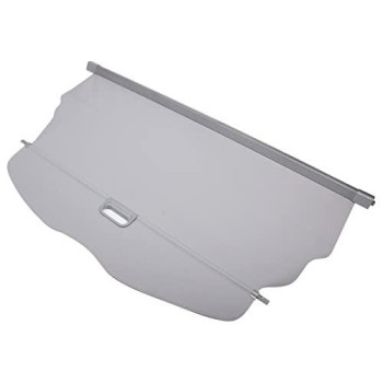 Cargo Cover Compatible With 2007-2013 Acura Mdx, Factory Style Gray Retractable Rear Cargo Security Trunk Cover Grey By Ikon Motorsports, 2008 2009 2010 2011 2012