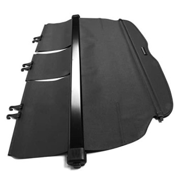 Cargo Cover Compatible With 2007-2011 Honda Crv, Factory Style Black Retractable Rear Security Trunk Cover By Ikon Motorsports, 2008 2009 2010