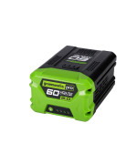 Greenworks Pro 60-Volt Max 2-Amp Hours Rechargeable Lithium Ion (Li-ion) Cordless Power Equipment Battery