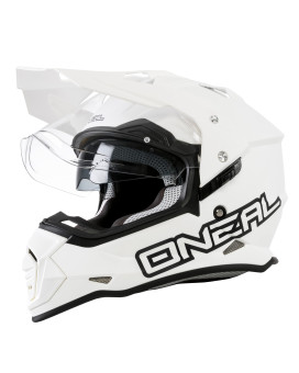 Oneal 0817-516 Unisex-Adult Full-Face Style Sierra Ii Helmet Flat White Xxl (6364Cm)