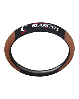 Fanmats 62122 Cincinnati Bearcats Football Grip Steering Wheel Cover 15 Diameter