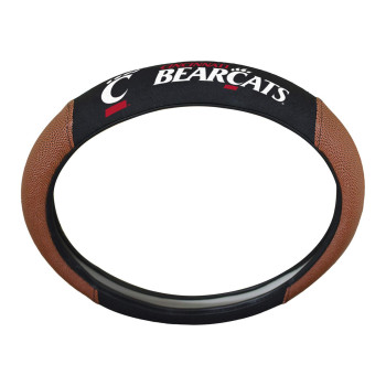 Fanmats 62122 Cincinnati Bearcats Football Grip Steering Wheel Cover 15 Diameter