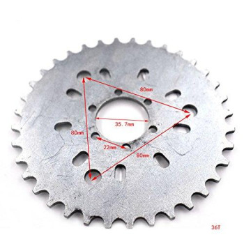 Jrl Wheel Sprocket 36T 36 Tooth Motorized Gas Cycle Bicycle 50Cc 60Cc 80Cc