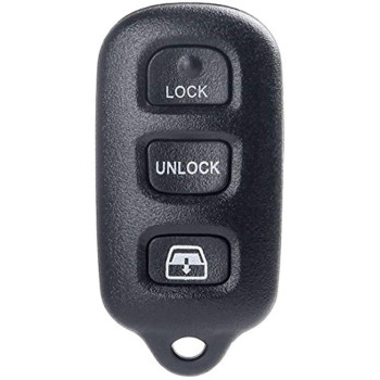 Fit for Toyota Sequoia 2001-2008,4Runner 1999-2009 Key fob Cover Replacement Key Shell Empty Case (FCC ID: HYQ12BBX/HYQ12BAN/HYQ1512Y) 1