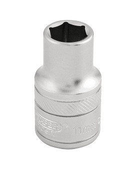 Draper 16600 12 Square Drive 6 Point Socket, 11Mm Size