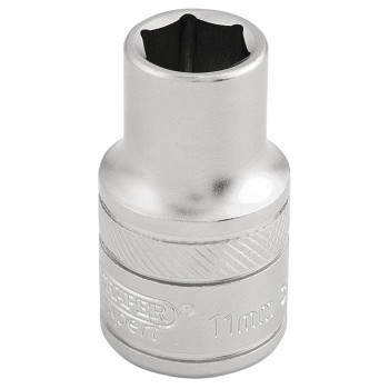 Draper 16600 12 Square Drive 6 Point Socket, 11Mm Size