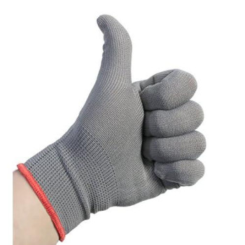 Vvivid Grey Professional Vinyl Wrap Anti-Static Applicator Glove Pair (4 Glove Pack (2 Pairs))