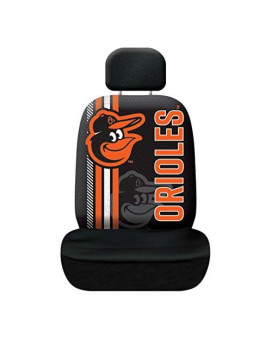 Fremont Die Mlb Baltimore Orioles Rally Seat Cover, Black, One Size