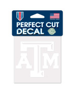 Wincraft Ncaa Texas A&M Aggies 4X4 Perfect Cut White Decal One Size Team Color