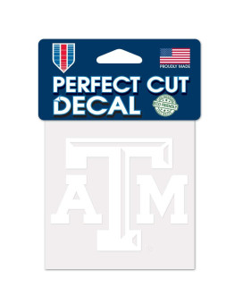 Wincraft Ncaa Texas A&M Aggies 4X4 Perfect Cut White Decal One Size Team Color