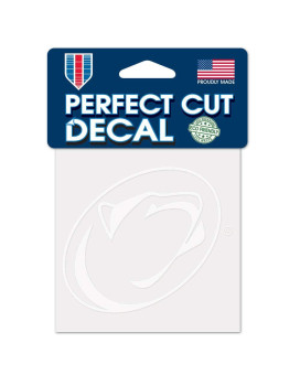 Wincraft Ncaa Penn State Nittany Lions 4X4 Perfect Cut White Decal One Size Team Color