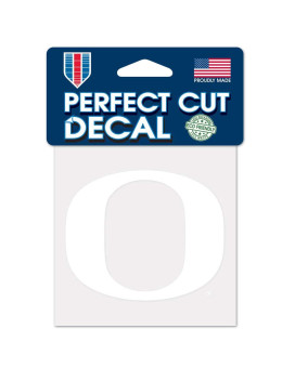 Wincraft Ncaa Oregon Ducks 4X4 Perfect Cut White Decal One Size Team Color