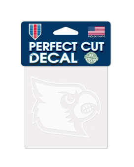 Wincraft Ncaa Louisville Cardinals 4X4 Perfect Cut White Decal One Size Team Color