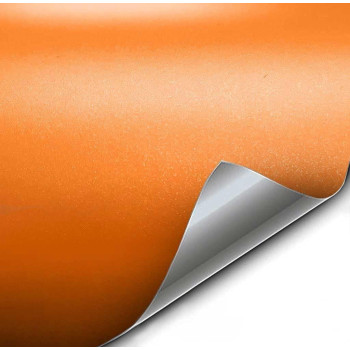 Vvivid+ Premium Vinyl Wrap Film (25Ft X 5Ft, Matte Metallic Orange)