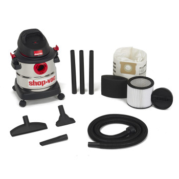 Shop-Vac 5989300 5-Gallon 4.5 Peak HP Stainless Steel Wet Dry Vacuum