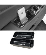 Vesul Front Row Door Side Storage Box Fit For Ford Edge 2015 2016 2017 2018 2019 2020 Armrest Phone Container Door Organizer Handle Pocket Abs Tray Insert Glove Pallet