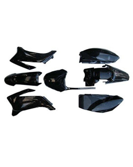 Tdpro Plastic Fender Fairing Kit For Ttr-R110E Pit Dirt Bike (Black)