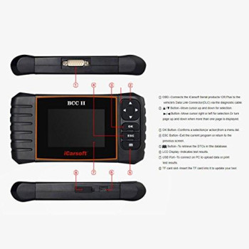 Icarsoft Bcc Ii Multi-Systems Scan Tool Compatible For Chrysler/Jeep/Gm Abs Oil Reset Sas