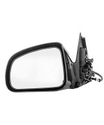 Driver Side Mirror For Pontiac Grand Prix (2004 2005 2006 2007 2008) Black Power Adjusting Non-Heated Non-Folding Outside Rear View Replacement Left Door Mirror - Gm1320279