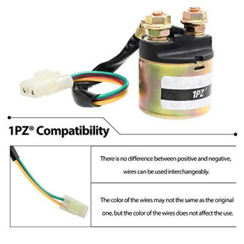 1Pz Snx-001 Starter Solenoid Relay Replacement For Honda Fourtrax Rancher Trx-350 2000-2016 / Trx-420-Fa 2009-2015 / Trx-420-Fe 2007-2015 / Trx-420-Fm 2007-2015